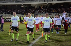 L'ingresso in campo allo 