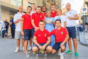 I giocatori dell'Amatori Rugby Messina