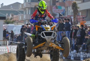 Galizzi, vincitore della Supermare Quadcross