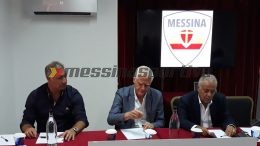 L'ACR Messina presenta alla stampa il nuovo tecnico, Pietro Infantino ed il nuovo direttore sportivo, Adriano Polenta