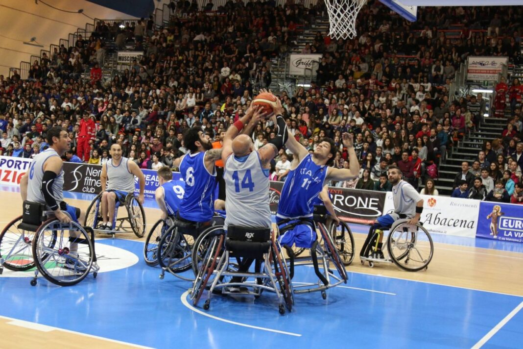 basket in carrozzina