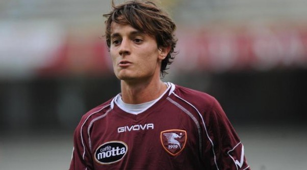 Gustavo Di Mauro Vagenin in azione con la maglia della Salernitana