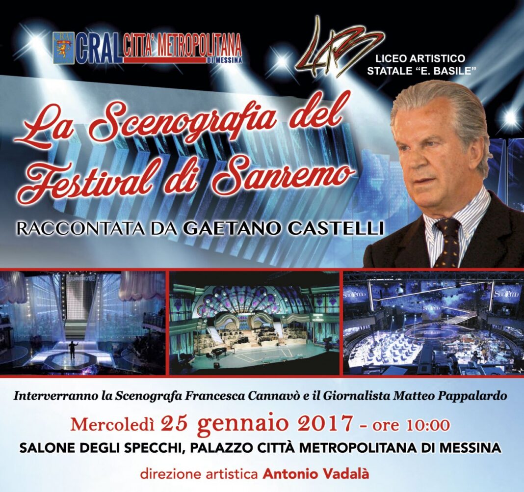 La scenografia del Festival di Sanremo