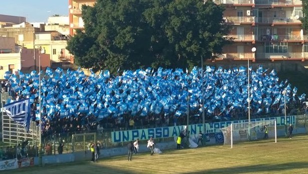 La Curva dei tifosi del Siracusa