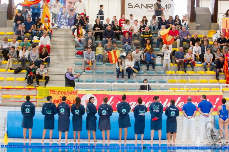 La WP in posa a bordo vasca ad Imperia (foto svsport)