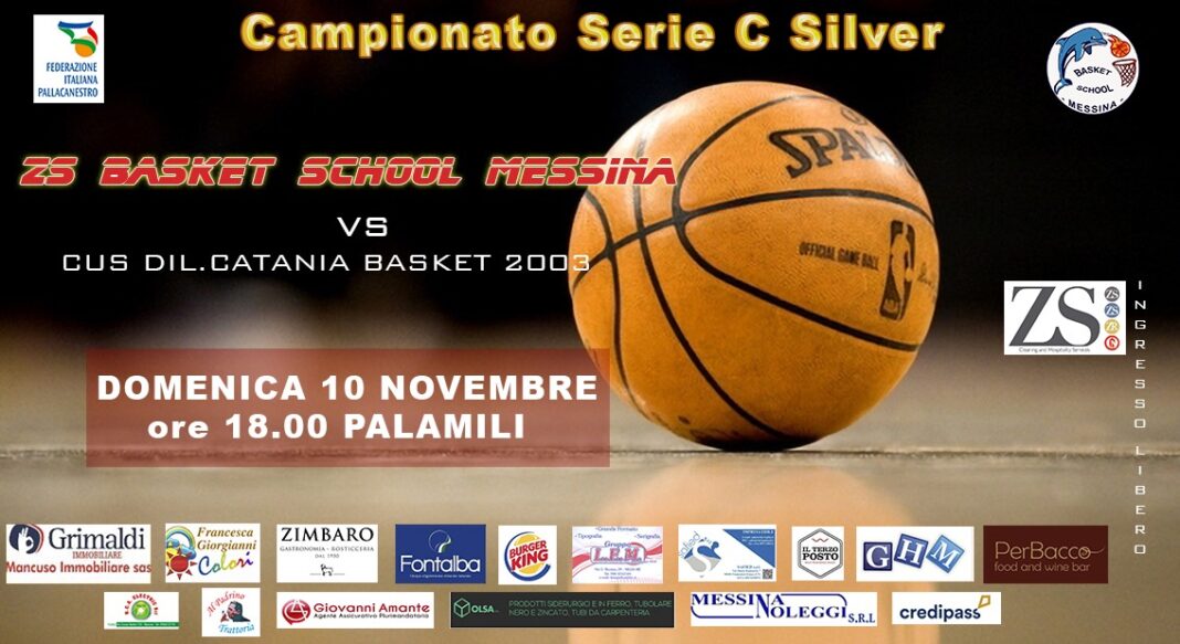 Locandina Basket School Cus Catania