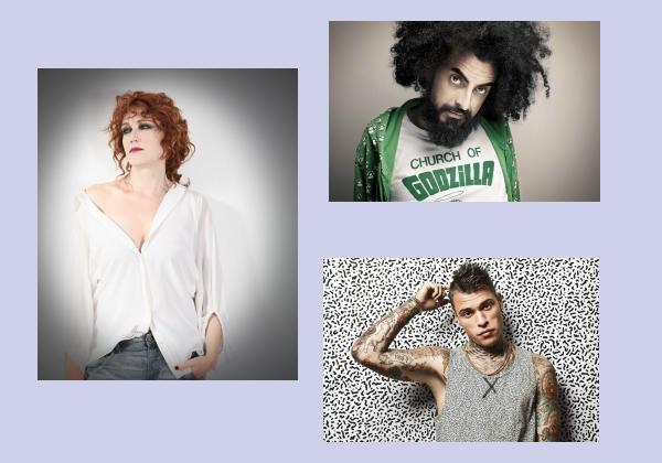 Mannoia, Caparezza e Fedez