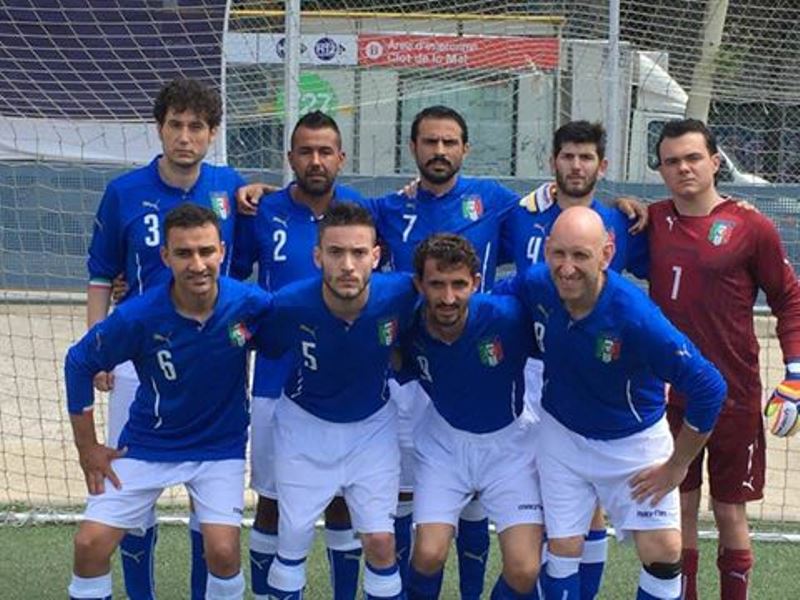 La Nazionale Paralimpica di Calcio a 7 a Barcellona 2017