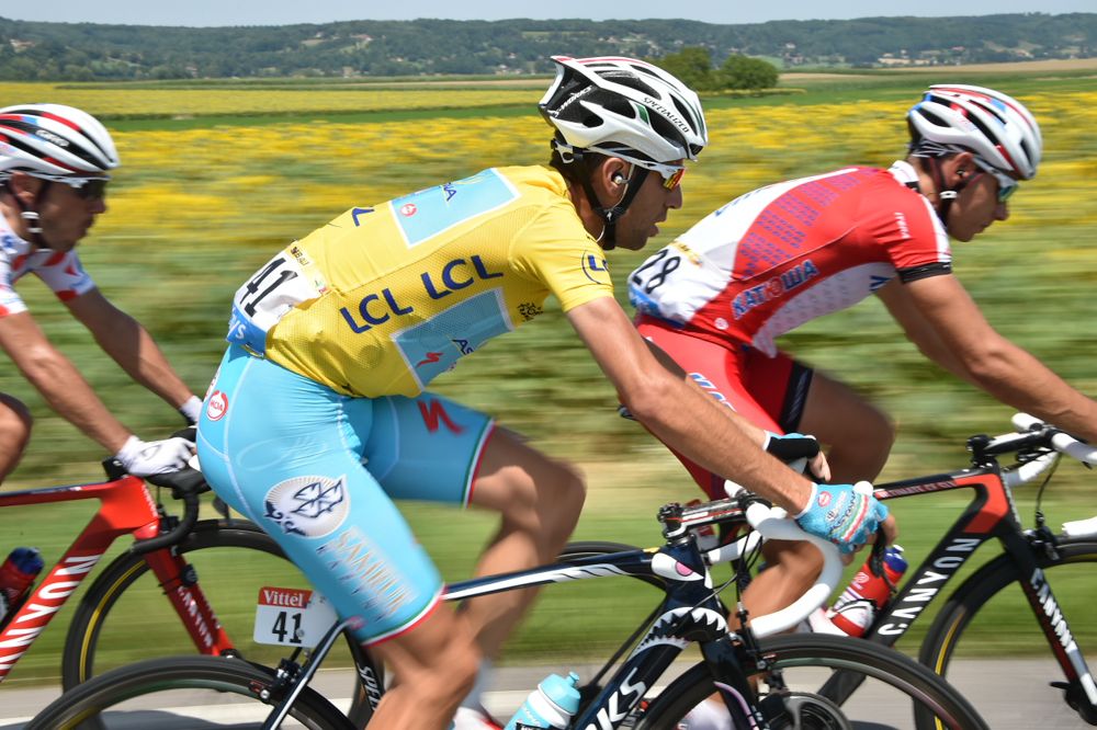 tour de France 2014 - Etape 13 - Saint Etienne / Chamrousse - Vincenzo NIBALI en jaune