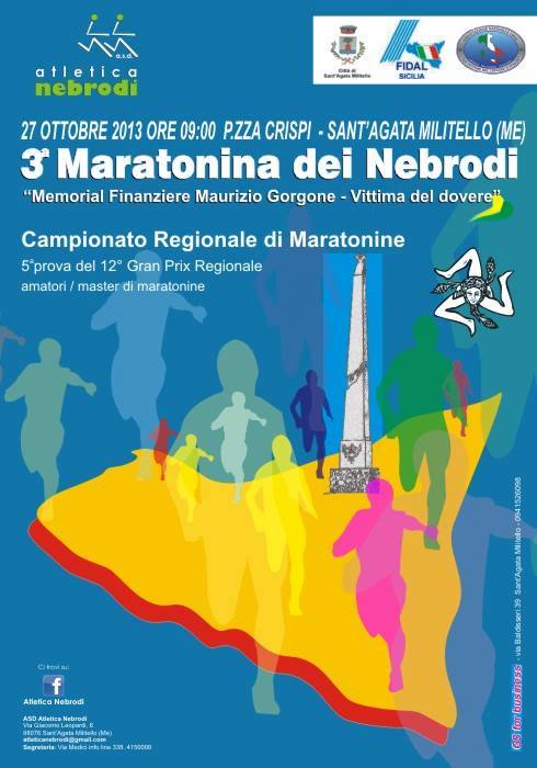 Si corre domenica la terza Maratonina dei Nebrodi