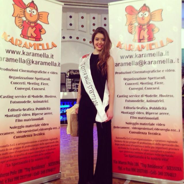 E’ Chiara Ferrara la Miss Città dello Stretto 2014”: eletta al Grande Olimpo di Spadafora