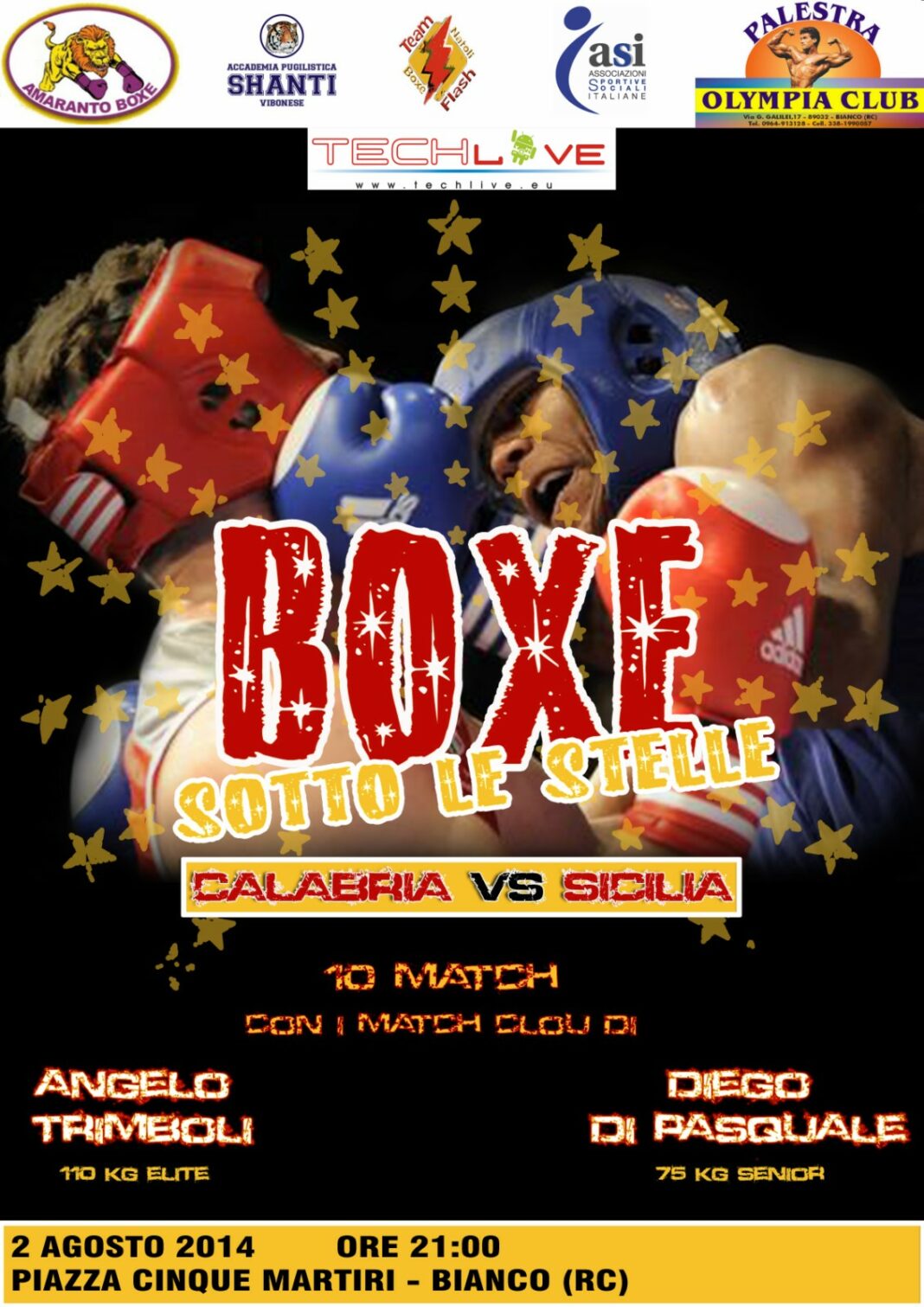 Boxe sotto le stelle