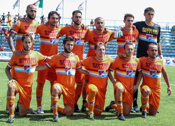 APRILIA, ITALIA 31 AGOSTO 2014- CALCIO 1a GIORNATA DEL CAMPIONATO DI LEGA PRO 2014/15: LUPA ROMA Vs LECCE.