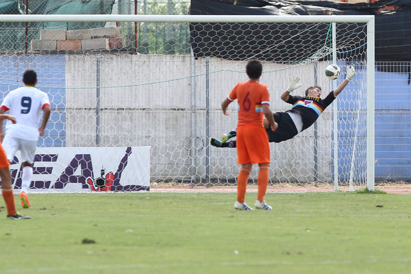 APRILIA, ITALIA 31 AGOSTO 2014- CALCIO 1a GIORNATA DEL CAMPIONATO DI LEGA PRO 2014/15: LUPA ROMA Vs LECCE.