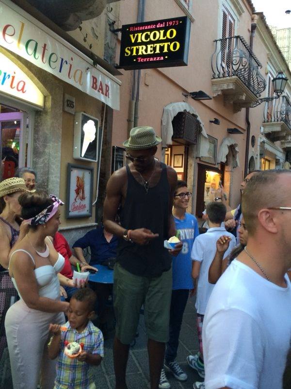 Chris Bosh a Taormina