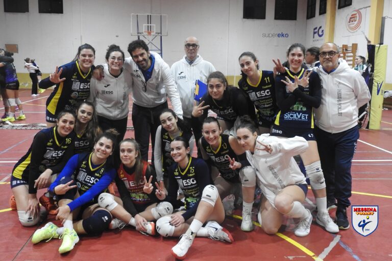 Il Messina Volley vince al tie-break in casa della Golden Volley Acicatena